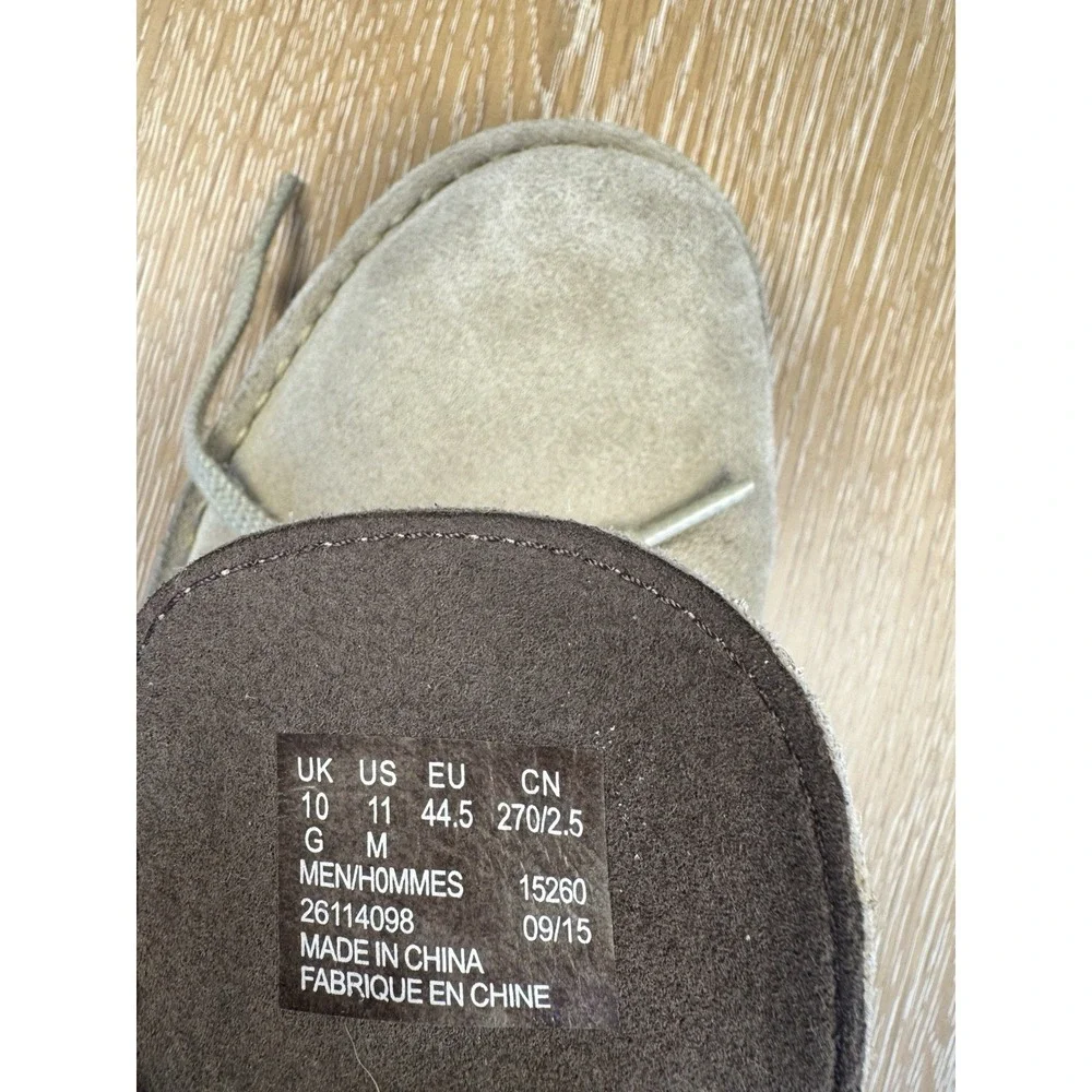 Clarks Men's Desert Boot Sand Suede 26155527 Chukka Sz 11 WORN ONCE
